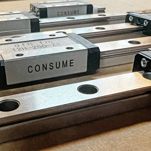 LH Stinger MGN12H linear rail kit with two 250mm and three 300mm 440C rails and carriages
