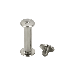 M4 Nickel Plated Slot Head Binding Barrels and Screws