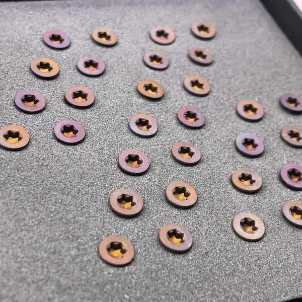 Beautiful Backer Screws by LLW